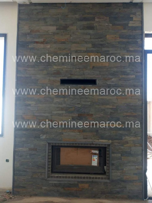 Cheminée foyer fermé